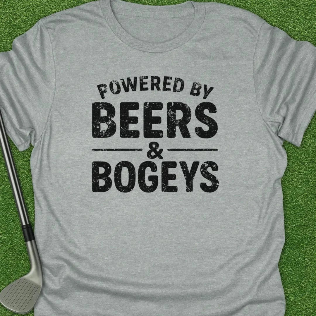 Sport Grey / S Powered Beers Bogeys T-Shirt