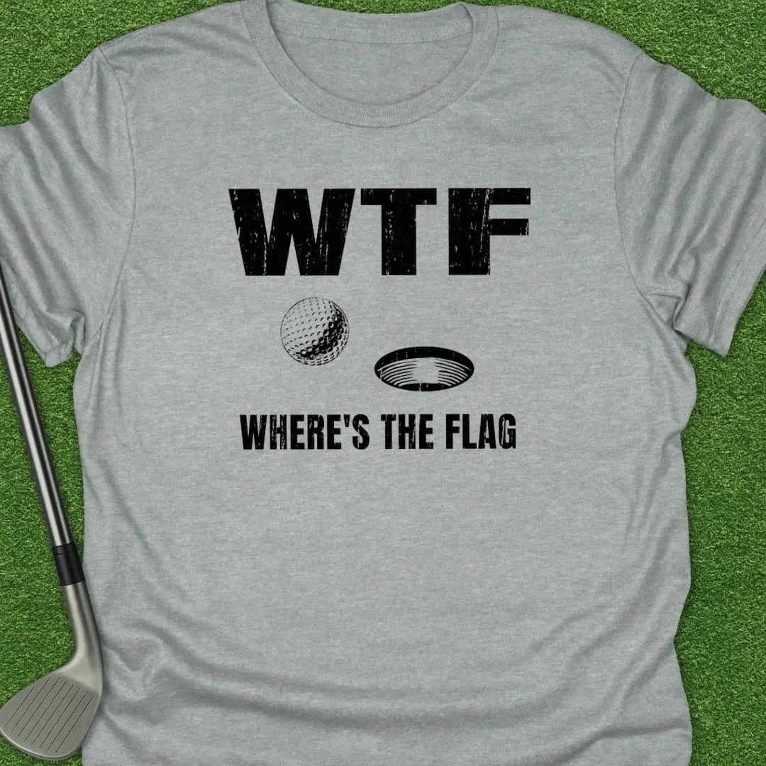 Sport Grey / S Wtf Wheres The Flag T-Shirt