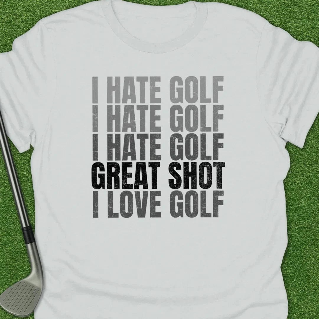 White / S Hate Golf Hate Golf T-Shirt