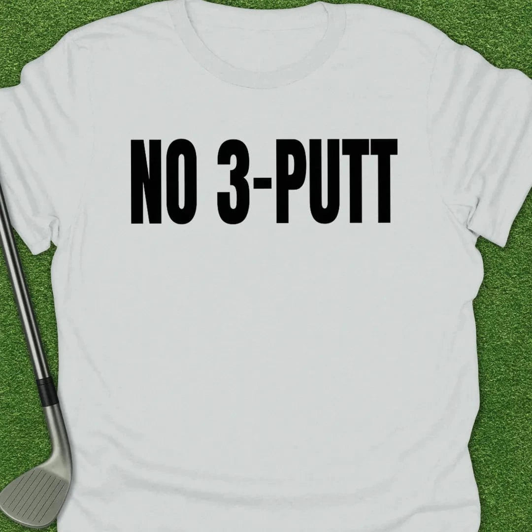 White / S No 3 Putt T-Shirt