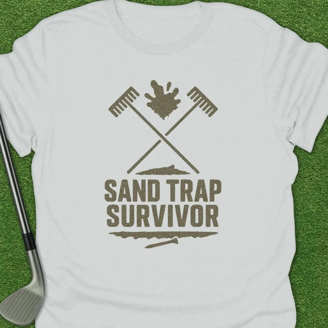 White / S Sand Trap Survivor T-Shirt