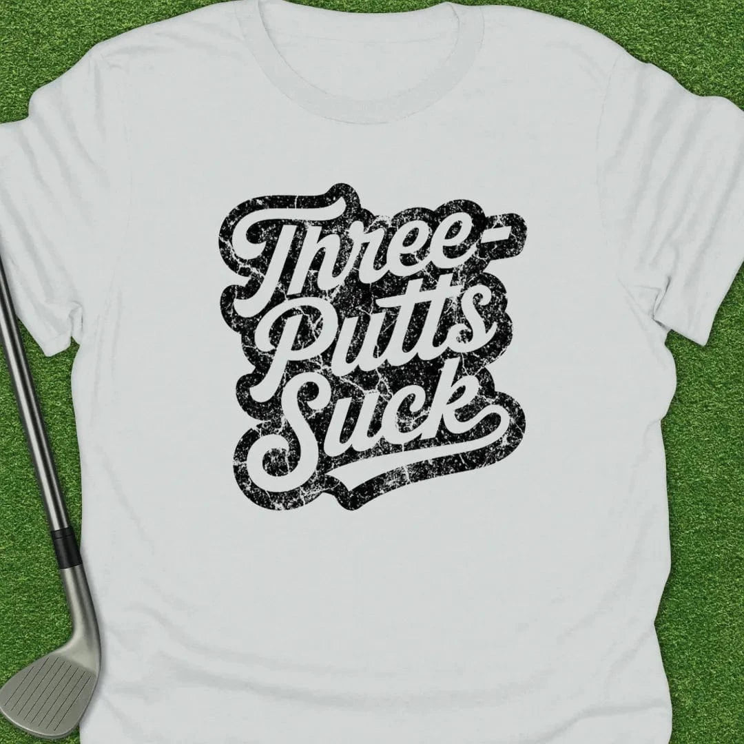 White / S Threeputts Suck T-Shirt