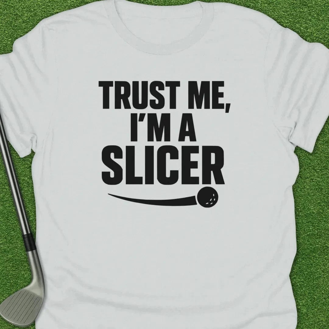 White / S Trust Slicer T-Shirt