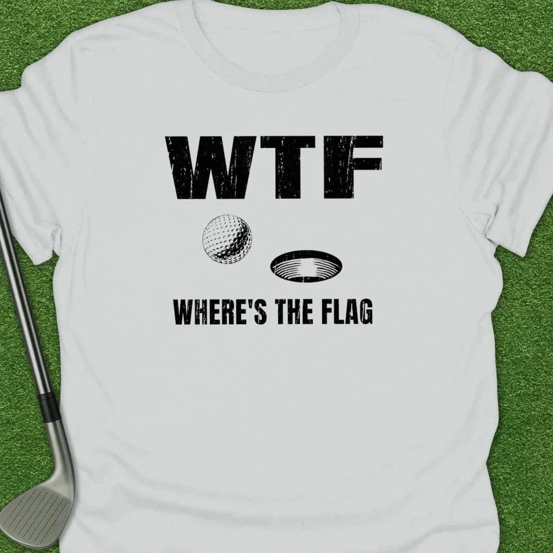 White / S Wtf Wheres The Flag T-Shirt