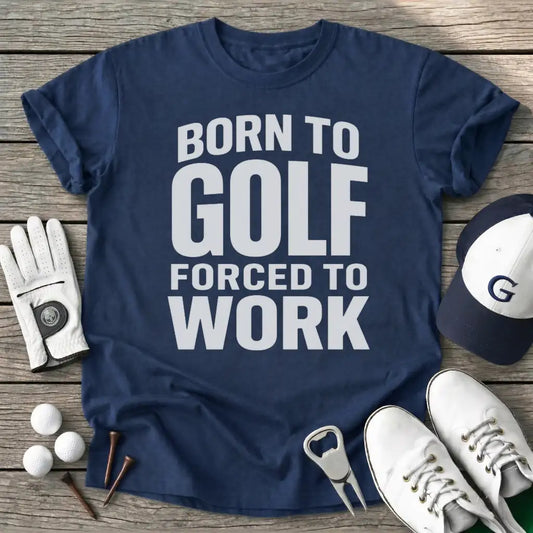 Born Golf Forced T-Shirt in Navy