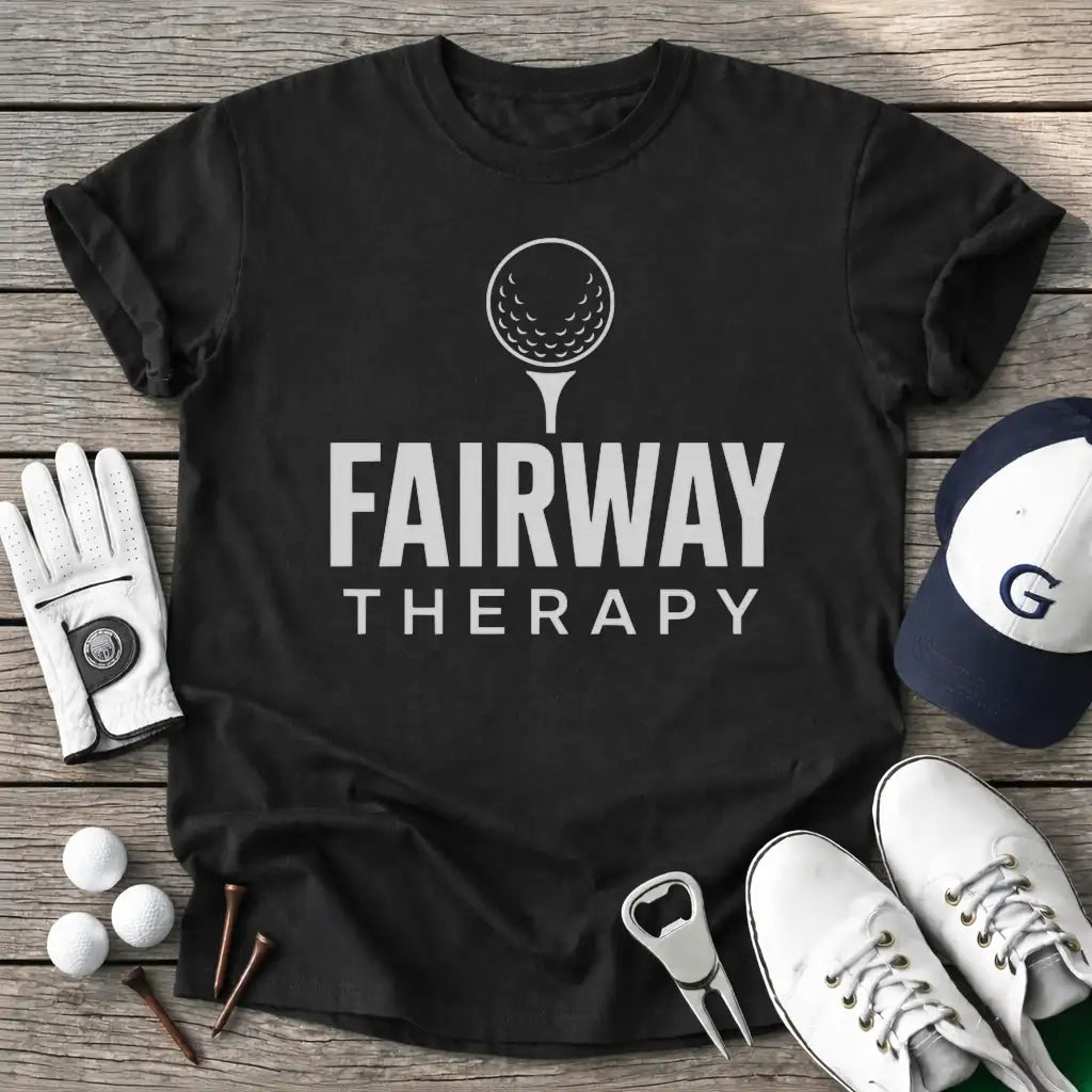Fairway Therapy T-Shirt in Black