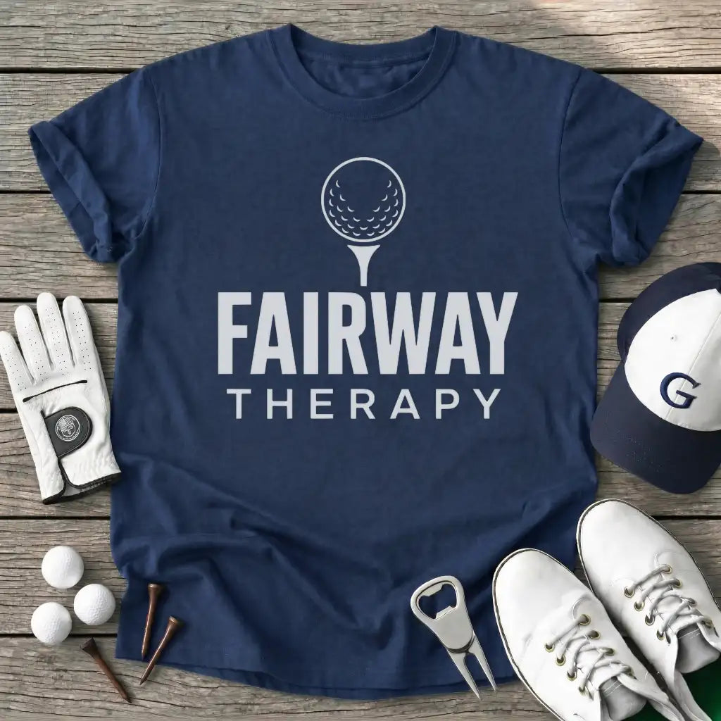 Fairway Therapy T-Shirt in Navy