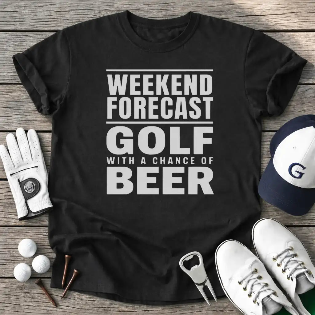 Weekend Forecast T-Shirt in Black
