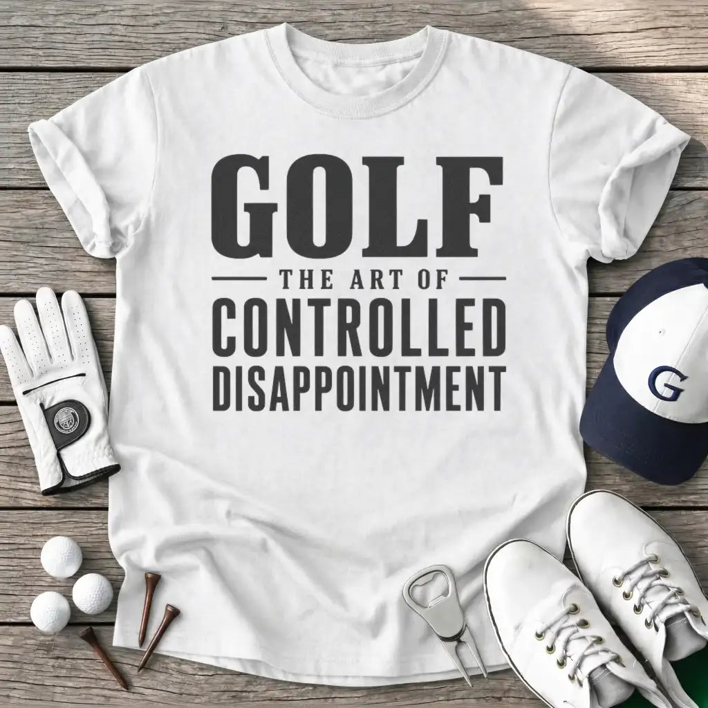 Golf The Art T-Shirt in White