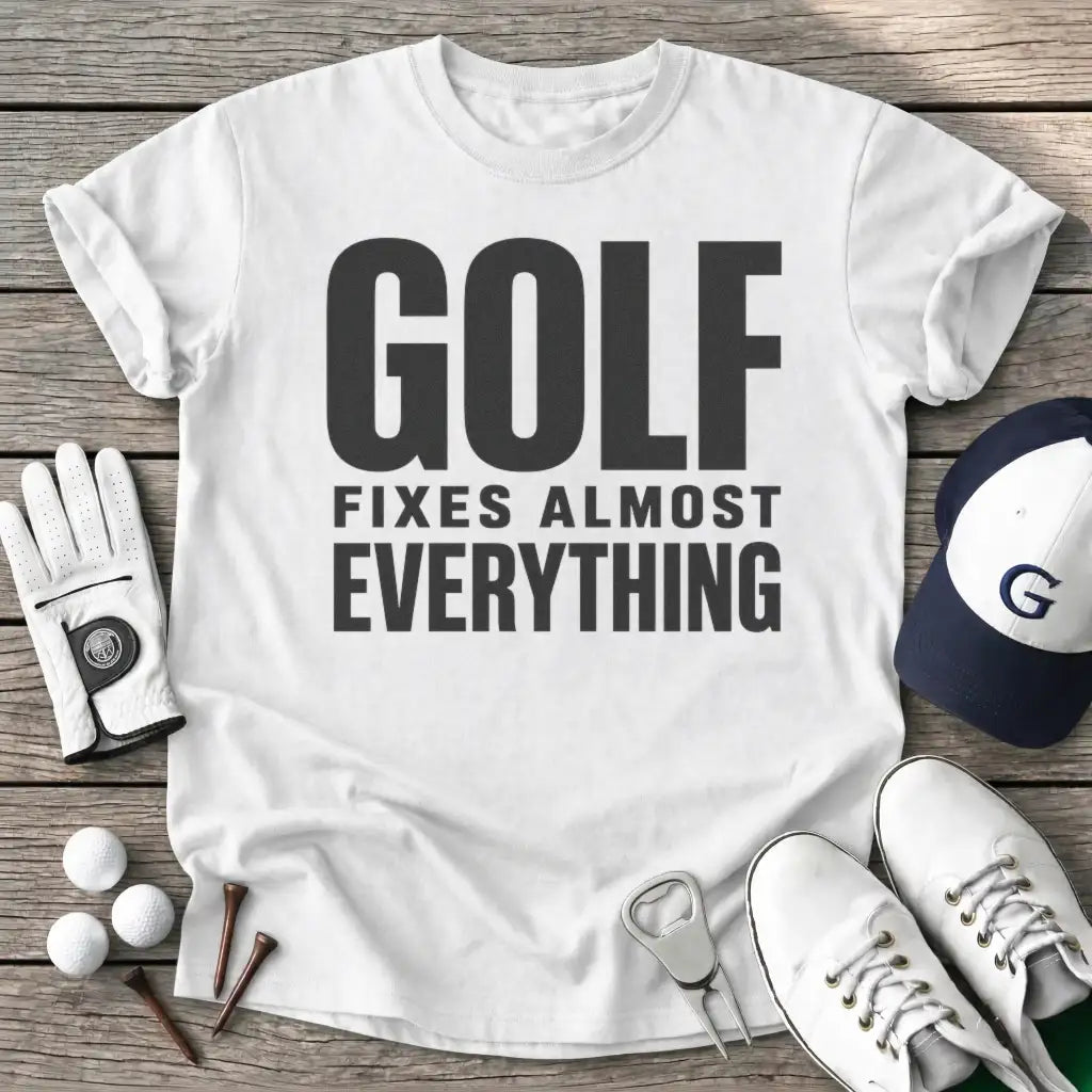 Golf Fixes Almost T-Shirt in White