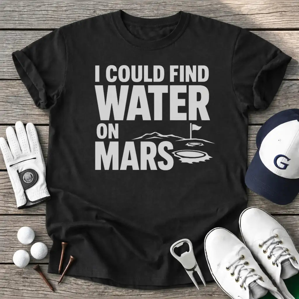 Could Find Water T-Shirt in Black