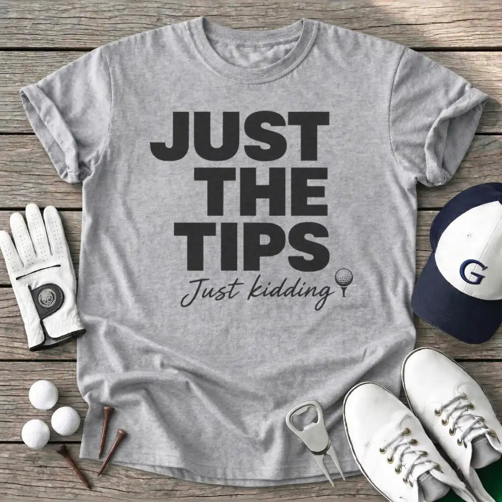 Just The Tips Just T-Shirt in Sport Grey