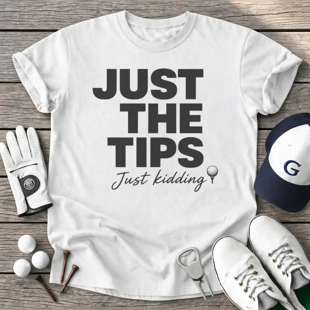 Just The Tips Just T-Shirt in White