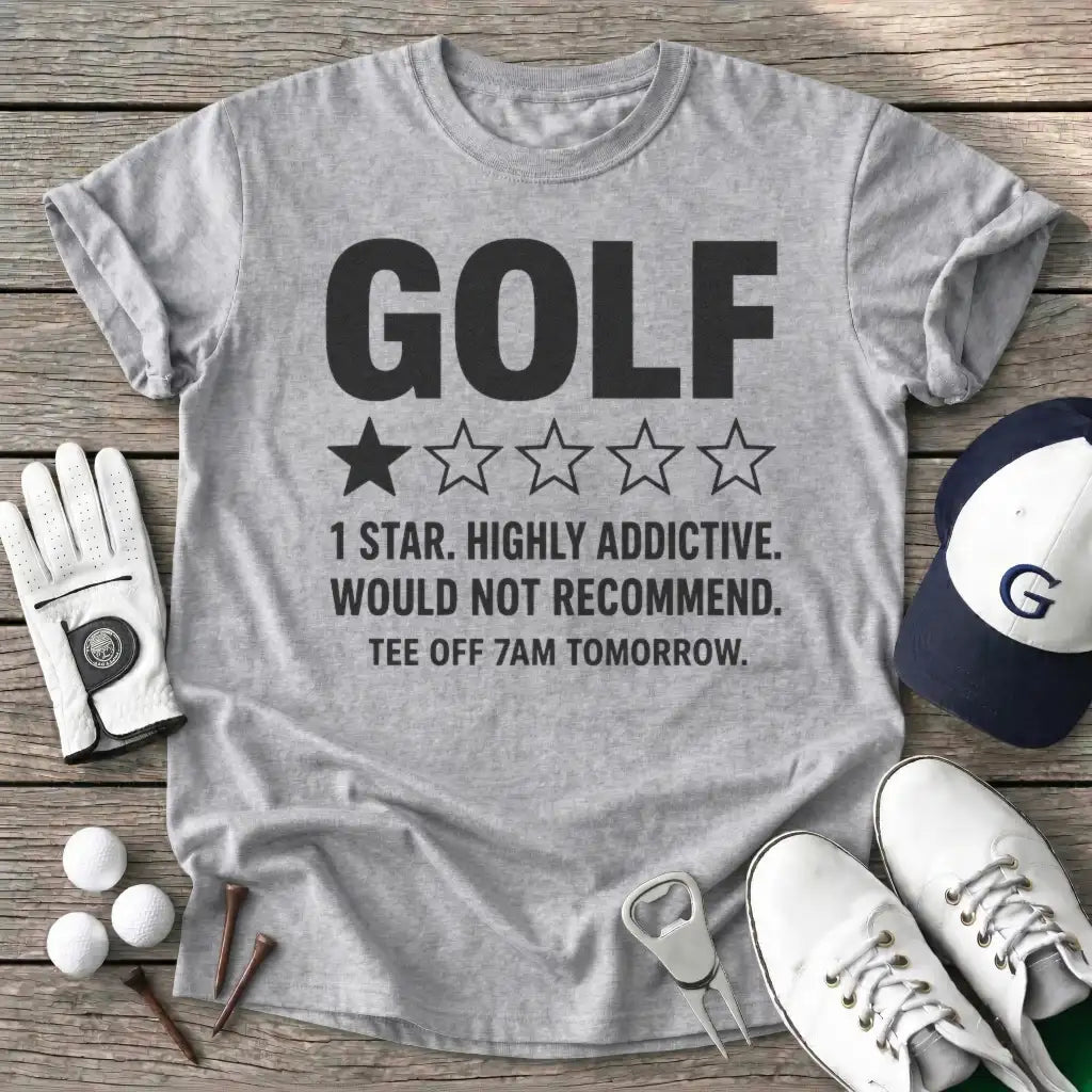 Golf Star Very T-Shirt in Sport Grey