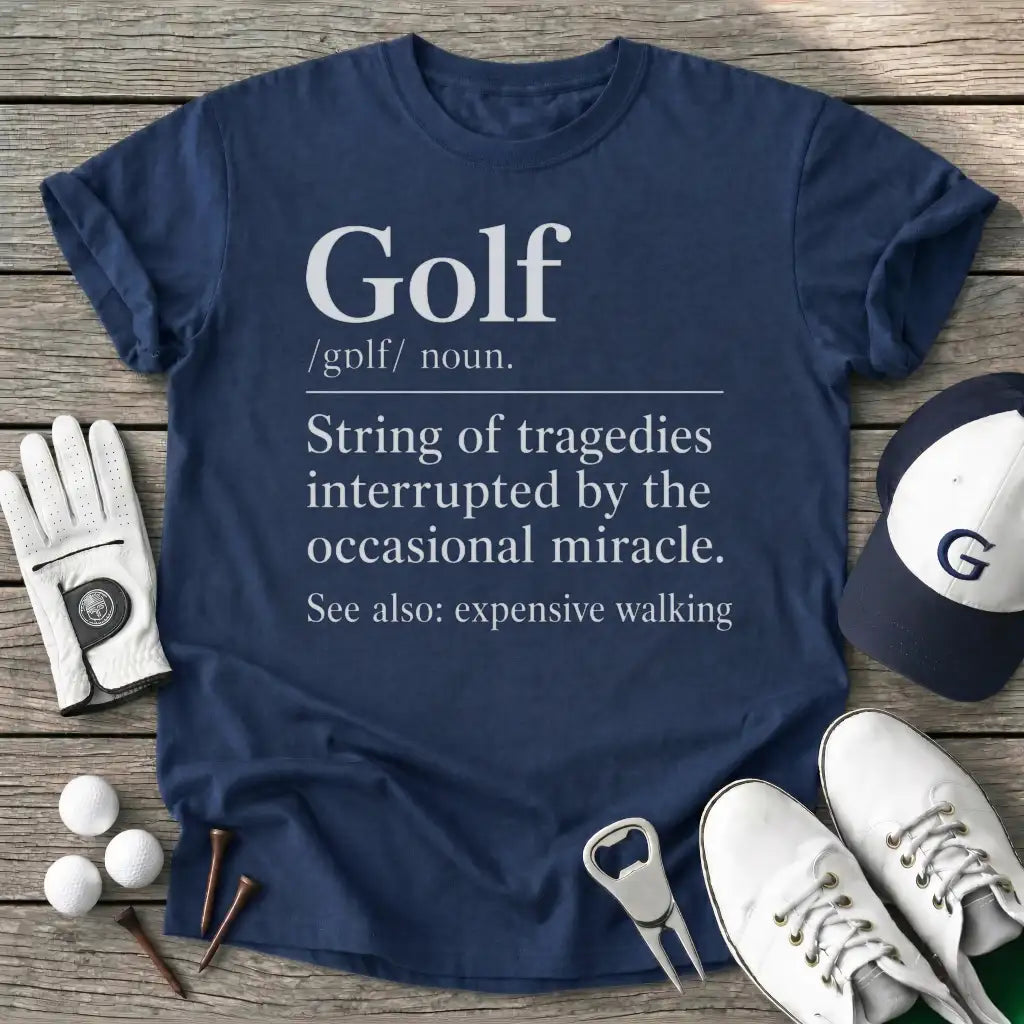 Golf Glf Noun T-Shirt in Navy