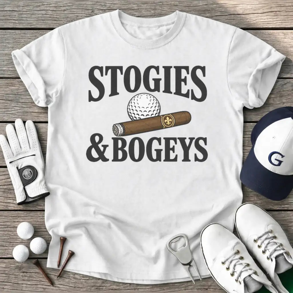 Stogies Bogeys T-Shirt in White