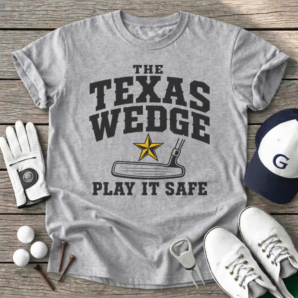 The Texas Wedge T-Shirt in Sport Grey