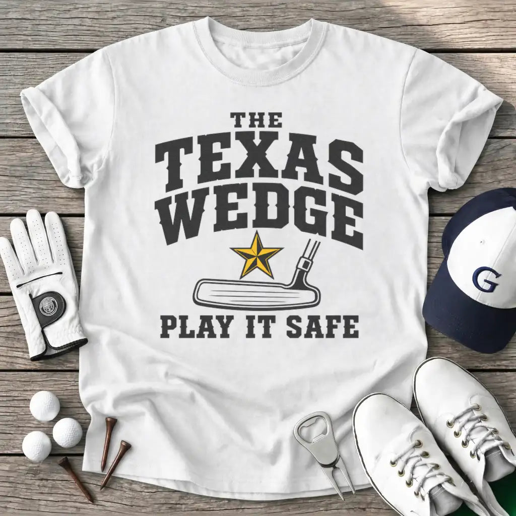 The Texas Wedge T-Shirt in White
