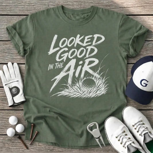 Looked Good The Air T-Shirt in Military Green