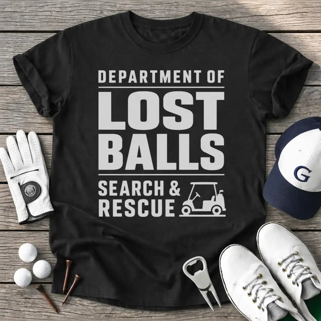 Stacked Department T-Shirt in Black