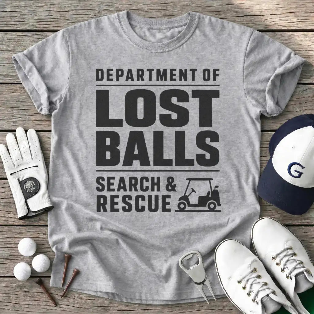 Stacked Department T-Shirt in Sport Grey