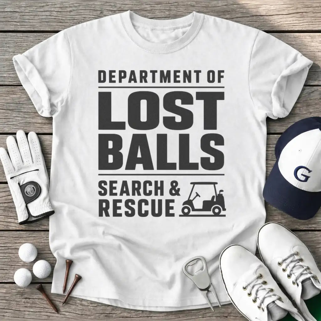 Stacked Department T-Shirt in White