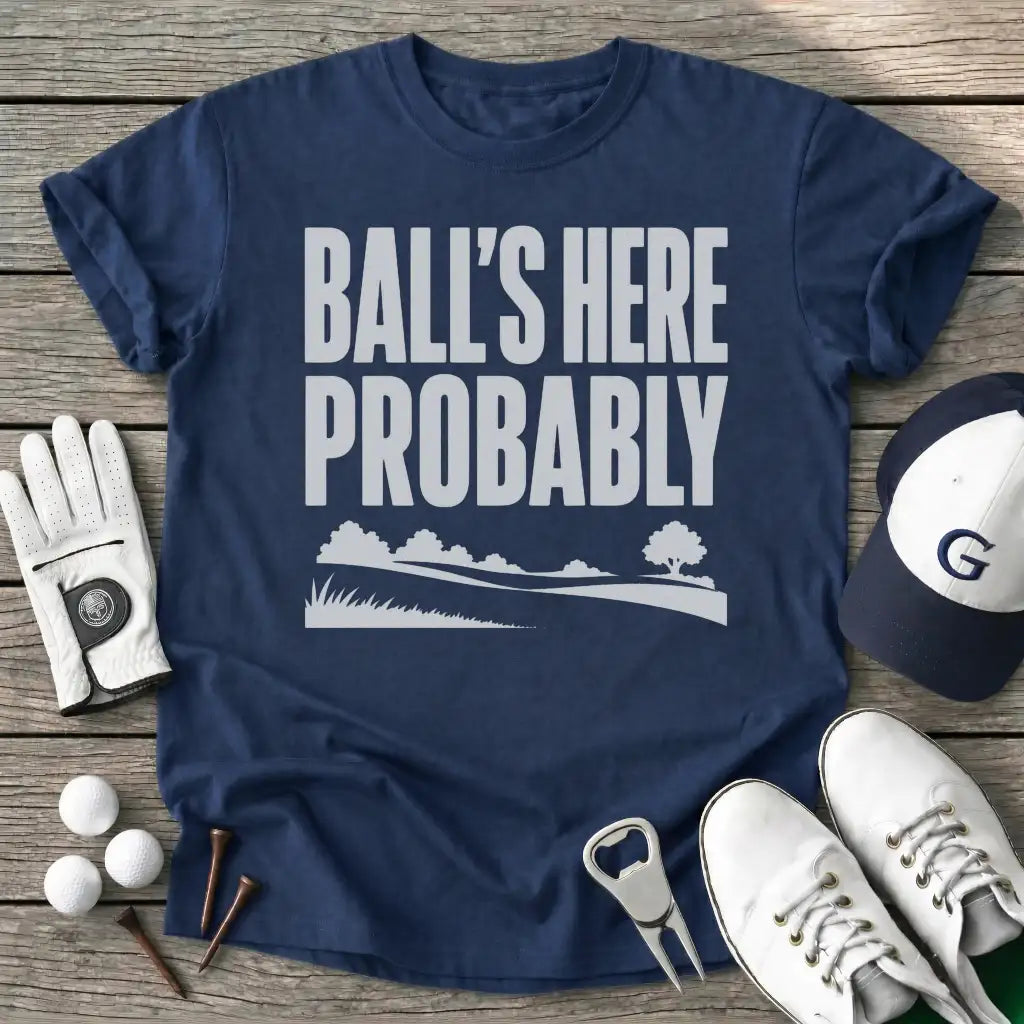 Balls Here Probably T-Shirt