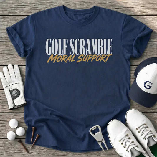 Golf Scramble Moral T-Shirt in Navy