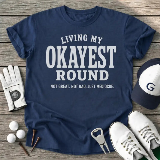 Living Okayest T-Shirt in Navy
