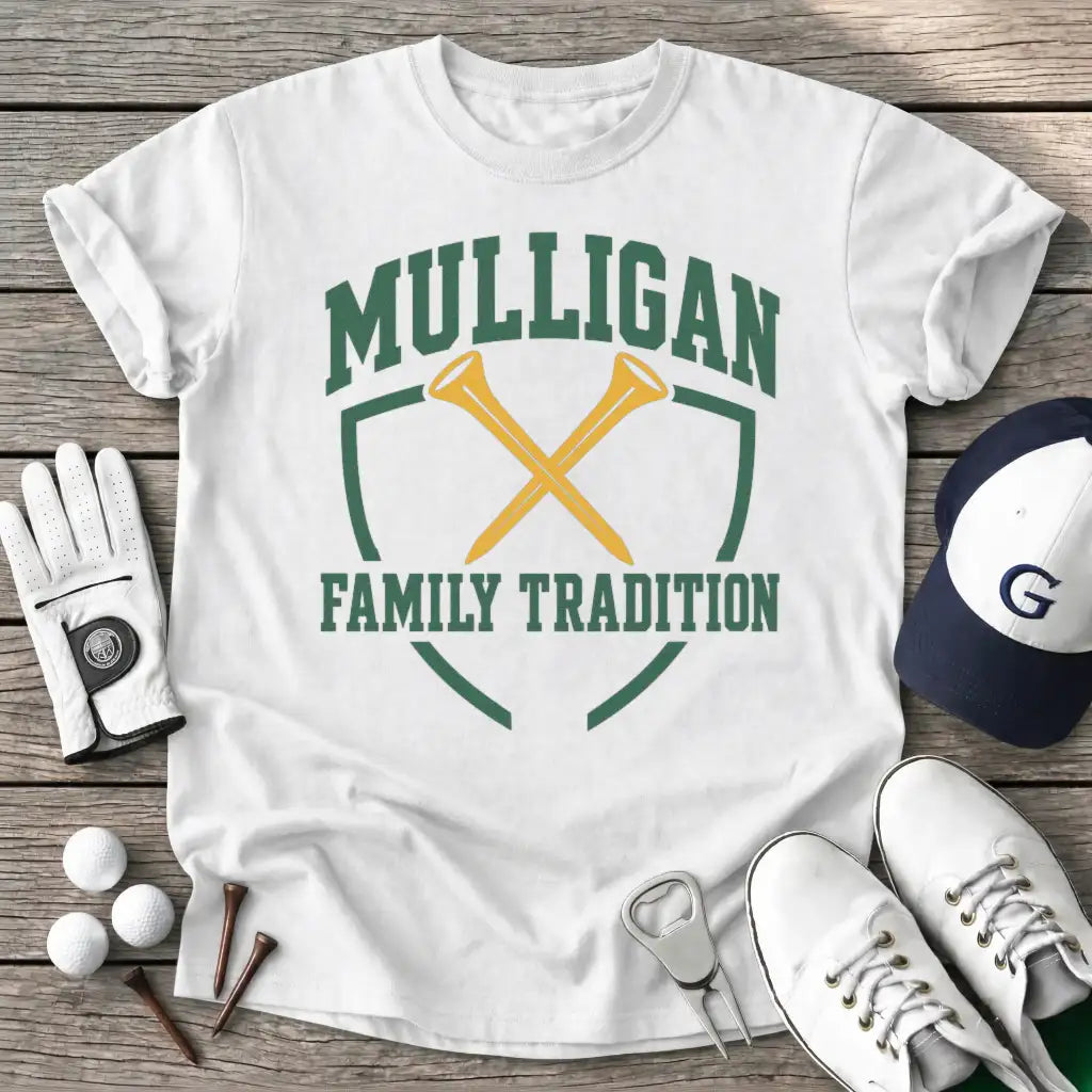 Mulligan Family T-Shirt in White