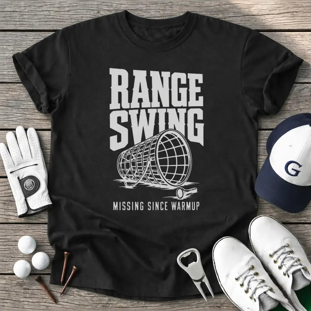 Range Swing Missing T-Shirt in Black