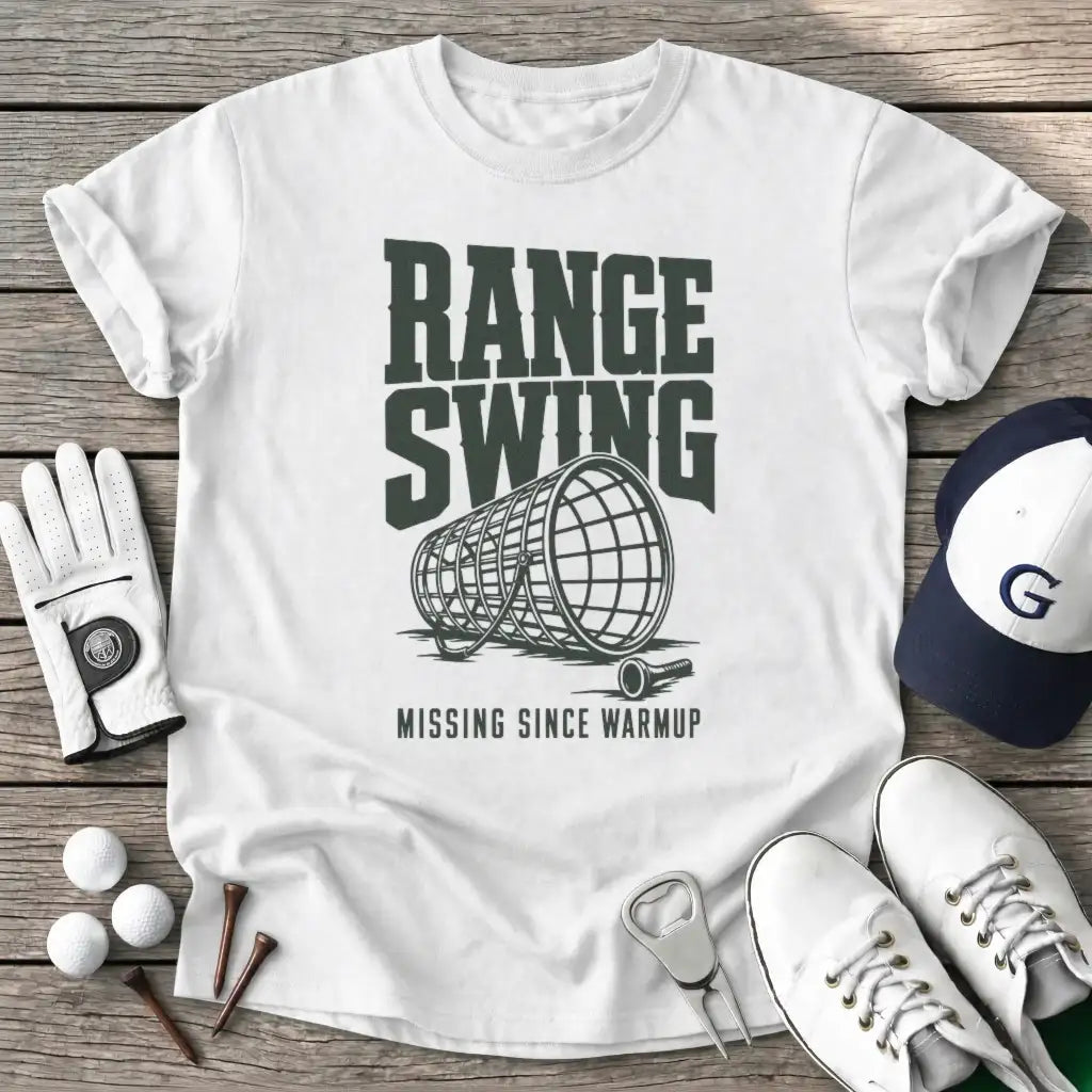 Range Swing Missing T-Shirt in White