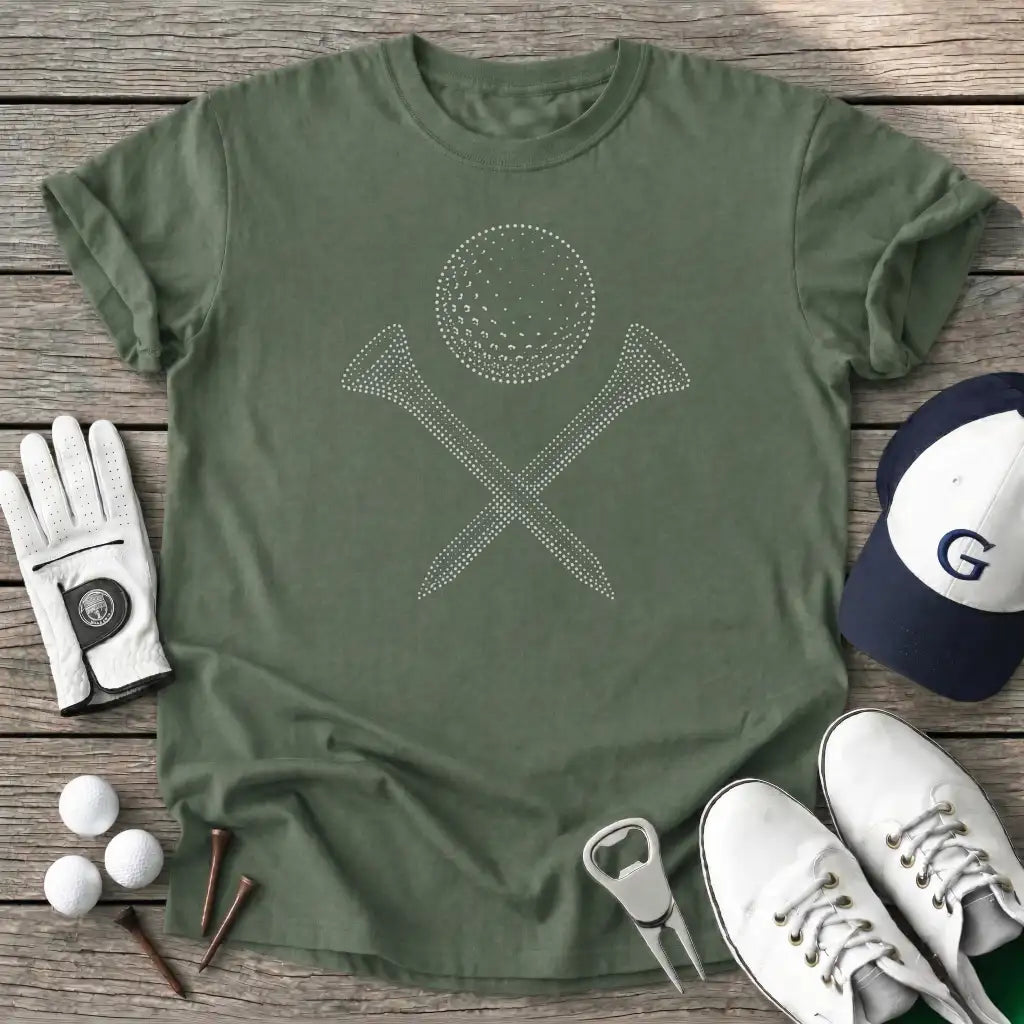 Golf Ball Crossed T-Shirt