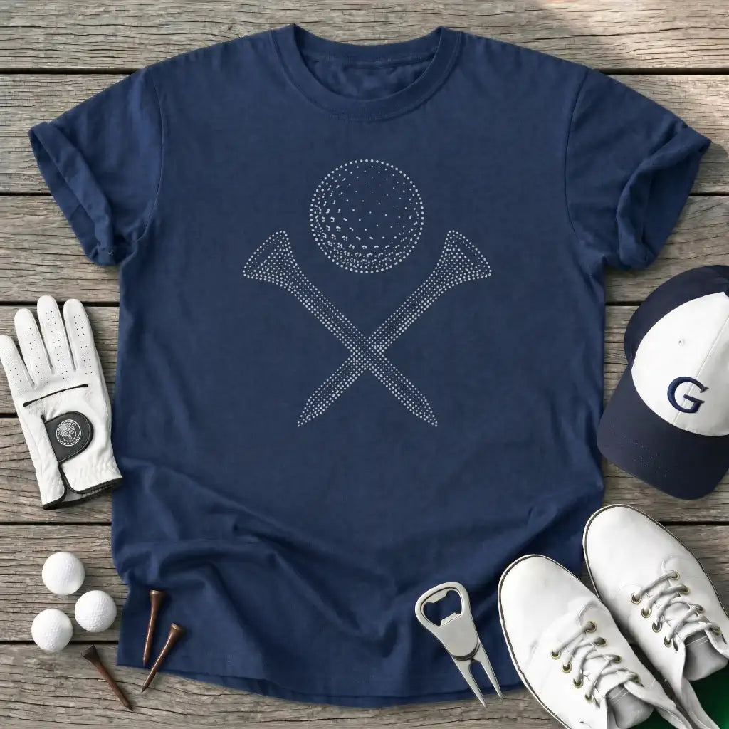 Golf Ball Crossed T-Shirt