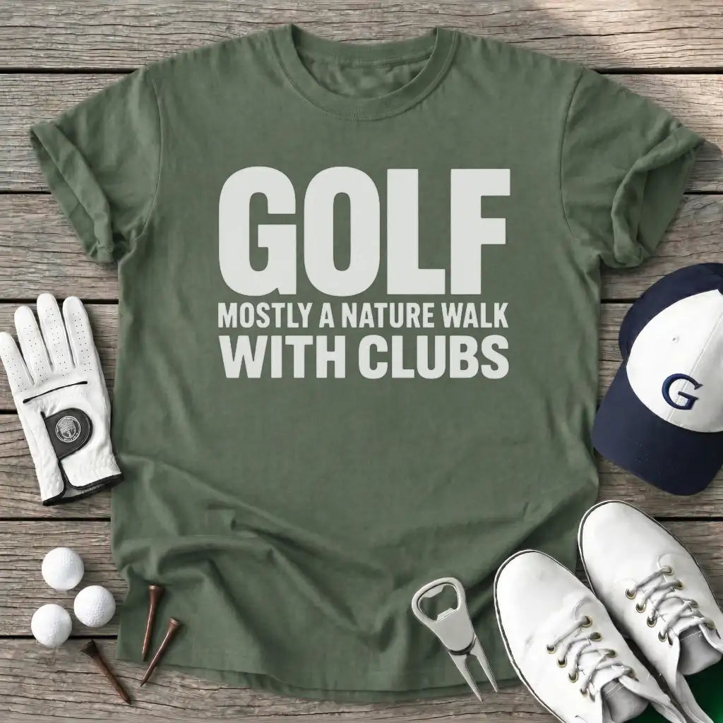 Golf Mostly Nature T-Shirt