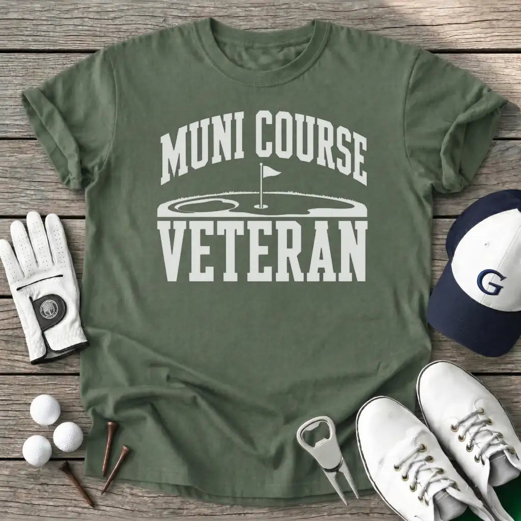 Muni Course Veteran T-Shirt