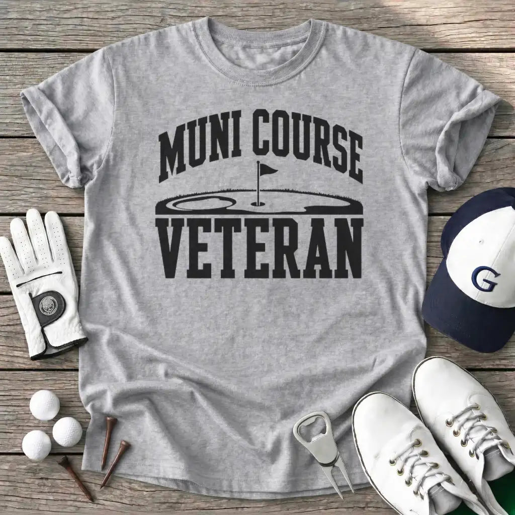 Muni Course Veteran T-Shirt
