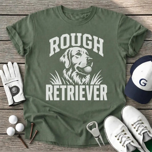 Rough Retriever T-Shirt in Military Green