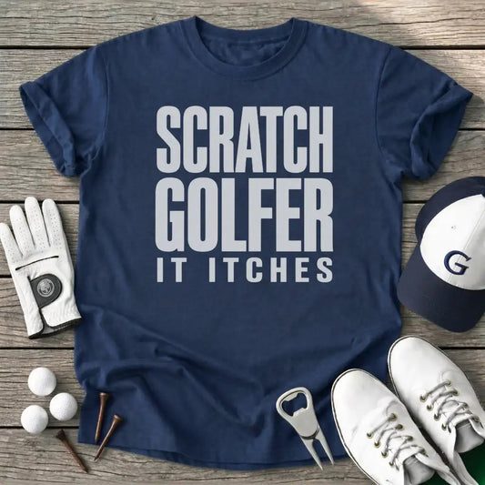 Itches Scratch T-Shirt in Navy