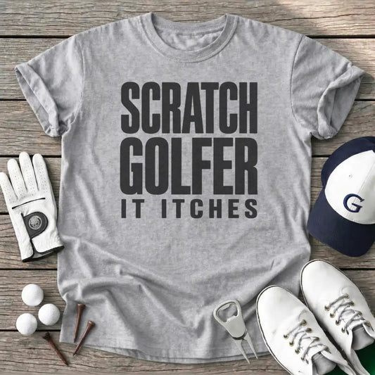 Itches Scratch T-Shirt in Sport Grey