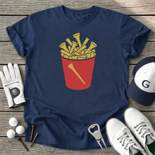 Bucket Golf Tees T-Shirt in Navy