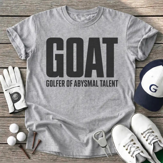 Goat Golfer Abysmal T-Shirt in Sport Grey