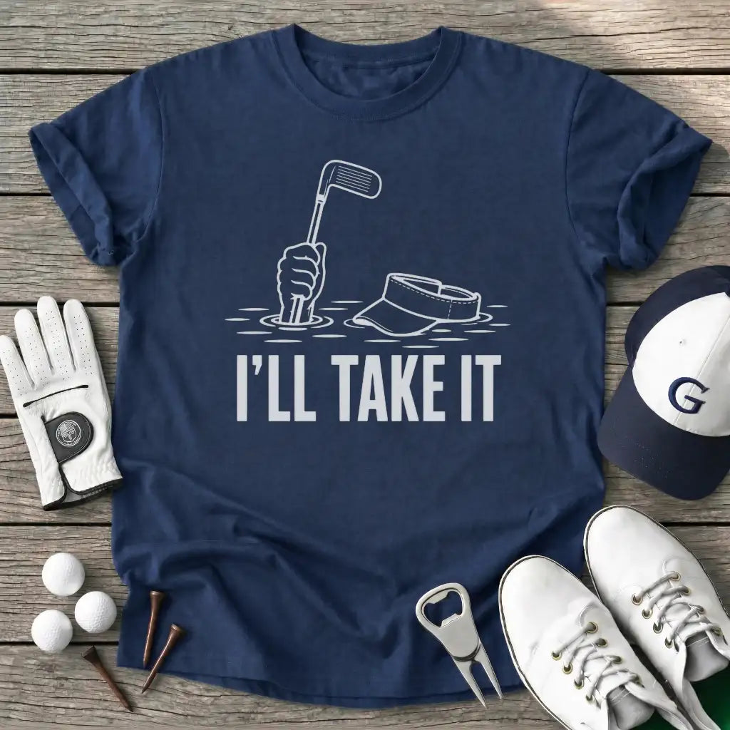 Ill Take T-Shirt in Navy