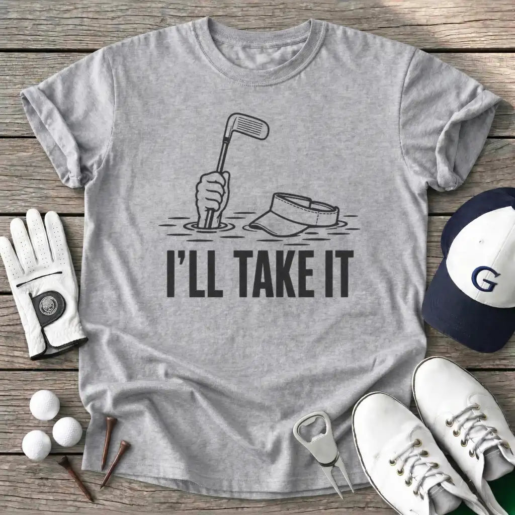 Ill Take T-Shirt in Sport Grey