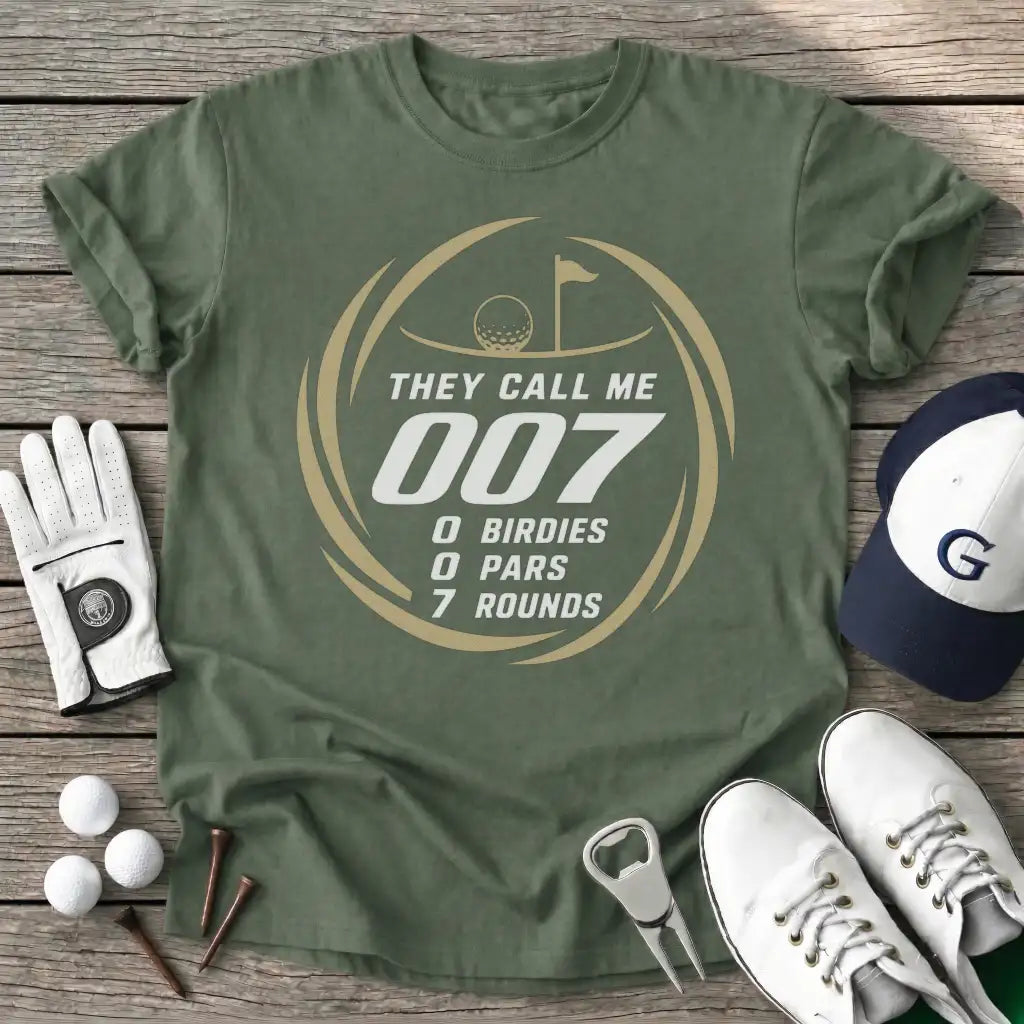 They Call Birdies T-Shirt in Military Green