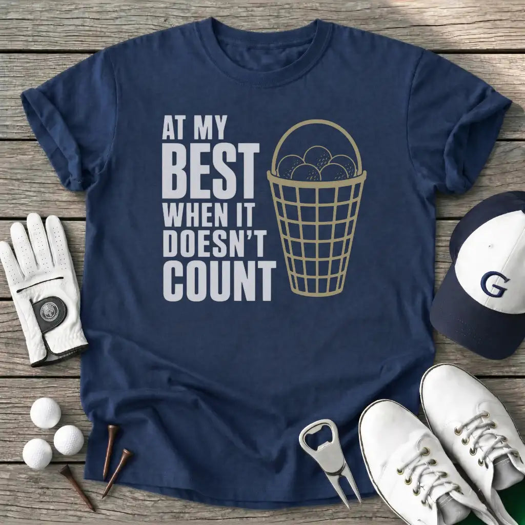 Best When Doesnt T-Shirt in Navy