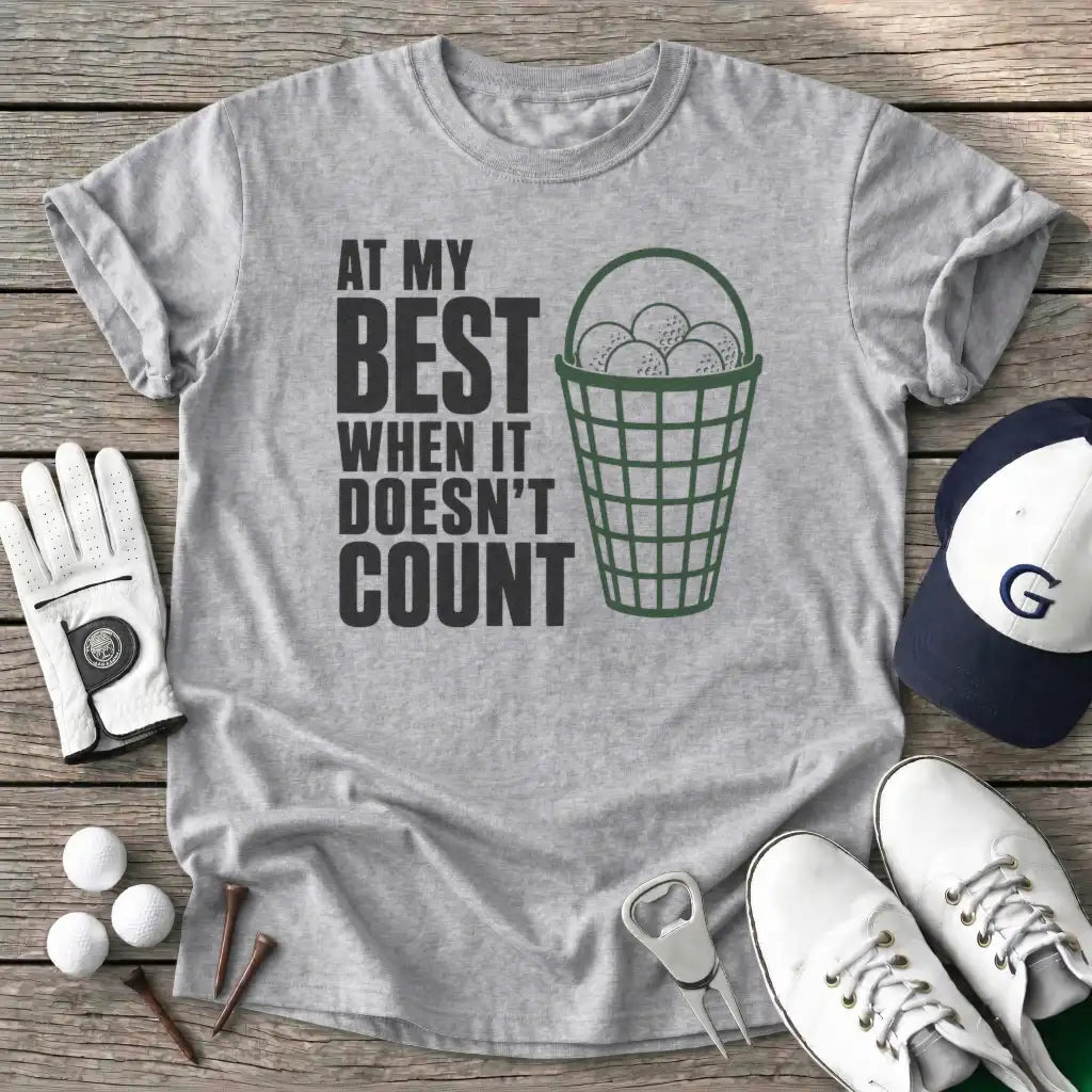 Best When Doesnt T-Shirt in Sport Grey