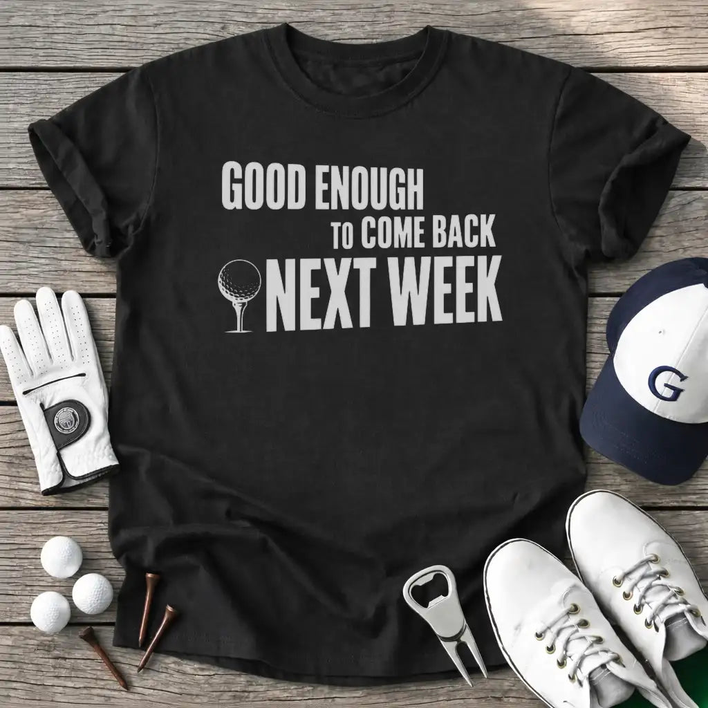 Good Enough Come T-Shirt in Black