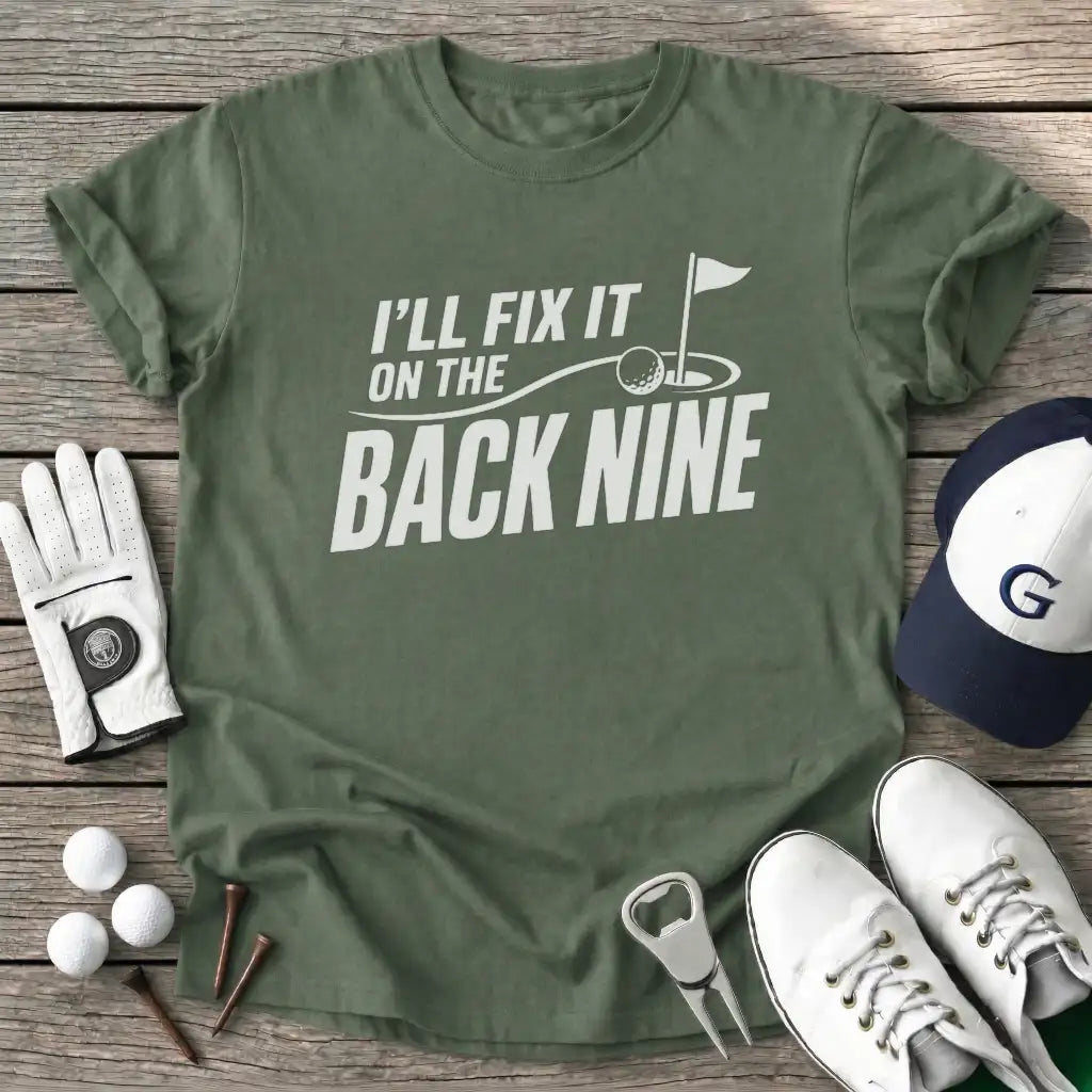 Ill Fix The Back T-Shirt in Military Green