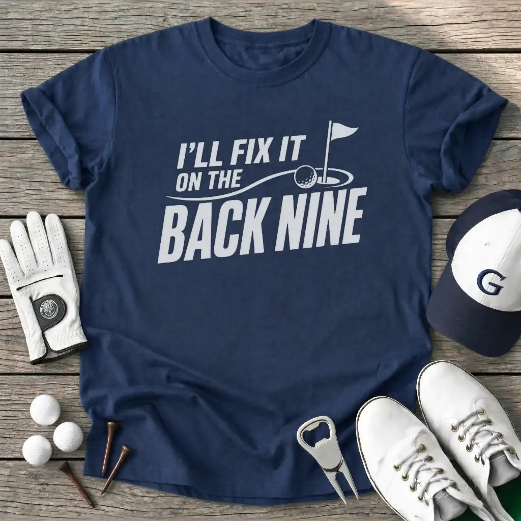 Ill Fix The Back T-Shirt in Navy